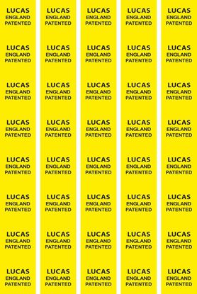 Picture of Lucas Wiring Tie Labels for Austin, Austin Healey, BL, Jaguar, MG, Mini, Morris, Riley, Rover