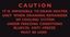 Picture of Mini, Triumph, Land Rover, MGB, MGC 1962  Smiths Heater caution  Smiths Heater Decal / Sticker