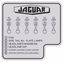 Picture of Jaguar XK150 Fuse Box Decal  / Sticker