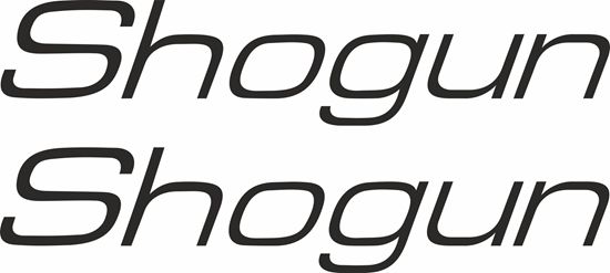 Picture of Ford Festiva Shogun Decals / Stickers