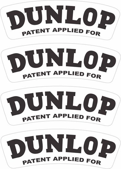 Picture of Jaguar D-Type and E-Type dunlop Wheel Wheel rim Decals / Stickers