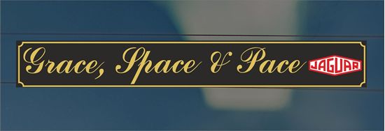 Picture of Jaguar Grace, Space & Pace rear glass Sticker
