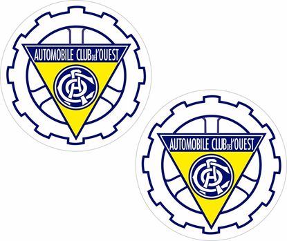 Picture of Jaguar 1960's & 70's Automobile Club De L'Ouest s Decals / Stickers