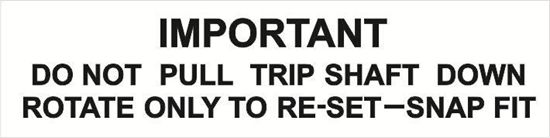 Picture of Jaguar, Triumpf Smiths Chronometric Speedo Trip Reset Decals / Stickers