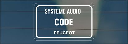 Picture of Peugeot Systeme Audio Code Glass Decals / Stickers