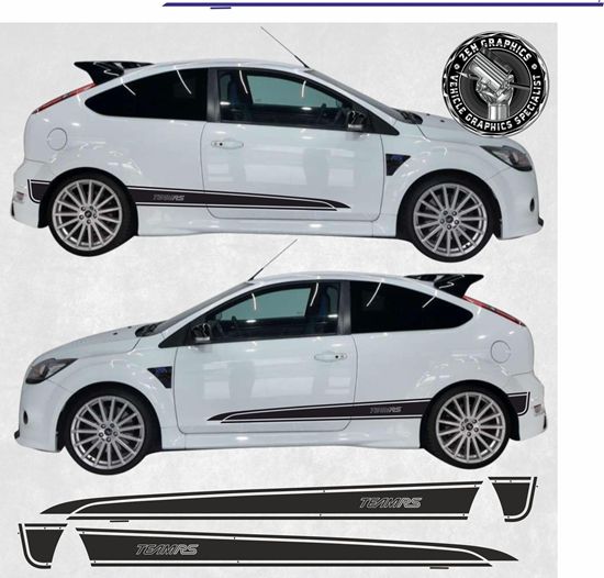 Picture of Ford Focus RS "Team RS" MK2 side Stripes / Stickers