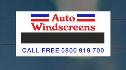 Picture of Auto Windscreens Security Etched Glass Decals / Stickers