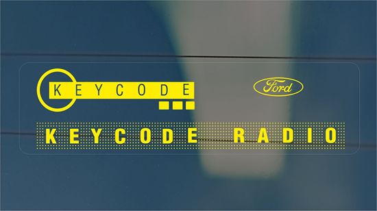 Picture of Ford Keycode Radio replacement Glass Decal / Sticker