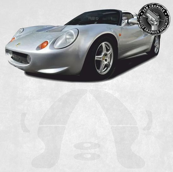 Picture of Lotus Elise S1 side Intake, Hood Fixing, Rear Arch, Sill pre cut PPF 1996 - 2001  Pre Cut PPF