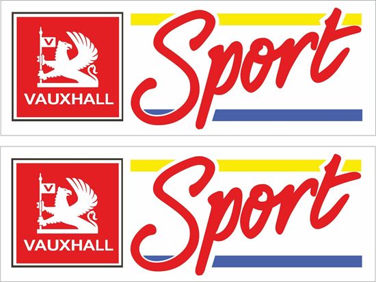 Picture of Vauxhall Sport Decals / Stickers