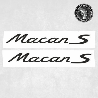 Picture of Macan S lower side Door Decals