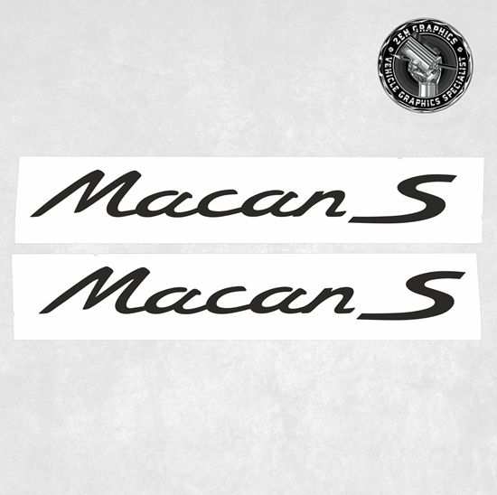 Picture of Macan S lower side Door Decals