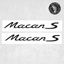 Picture of Macan S lower side Door Decals