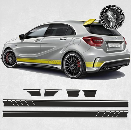 Picture of Mercedes W176 A45 Edition 1 side Stripes