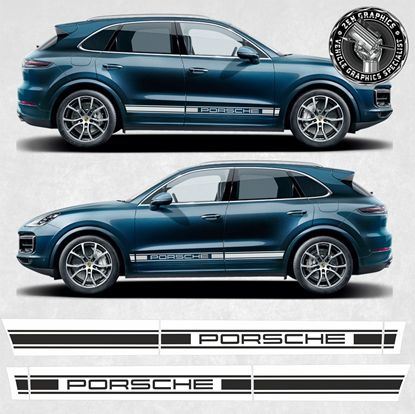 Picture of Cayenne 9YA/9YB 2018 - Present side Stripes