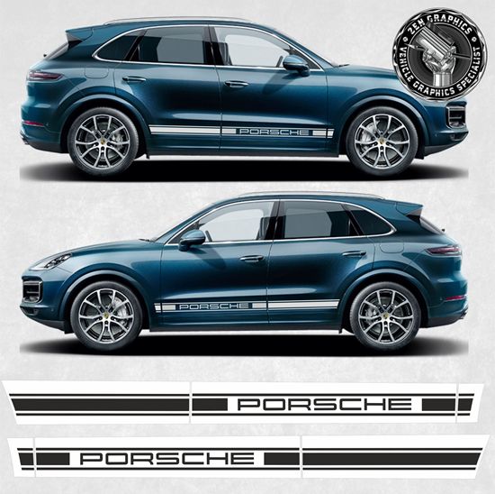 Picture of Cayenne 9YA/9YB 2018 - Present side Stripes