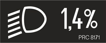 Picture of Range Rover Classic Head Light Dip Decals / Stickers