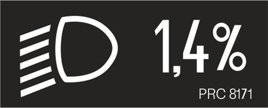 Picture of Range Rover Classic Head Light Dip Decals / Stickers