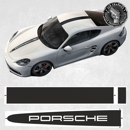 Picture of 718 / 782 Cayman - Boxster over the top Stripes
