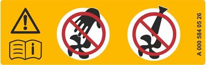 Picture of Merecedes Air Intake Hose replacement Decal / Sticker