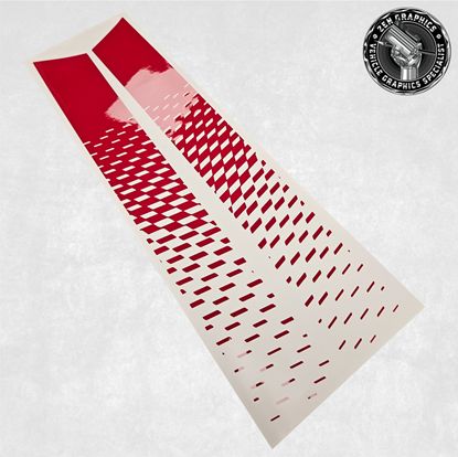 Picture of Mini F55 / F56 Die cut 2024 Style JCW Bonnet Stripes