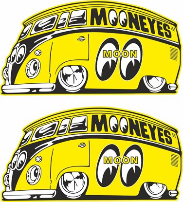 Picture of VW T1 Mooneyes Decals /  Stickers