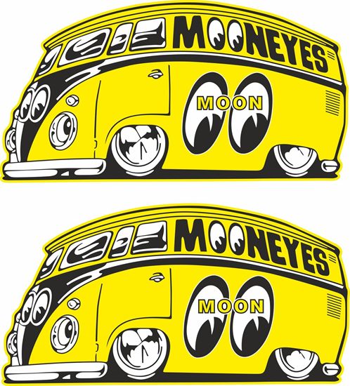 Picture of VW T1 Mooneyes Decals /  Stickers