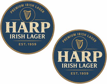 Picture of Harp Irish Lager Decals / Stickers