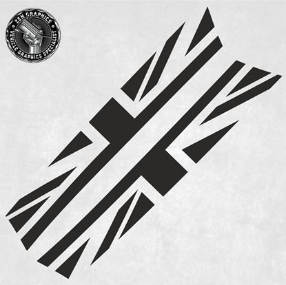 Picture of Mini R56 / R57 / R55 LCi Cooper / S / JCW Union Jack Bonnet Stripes