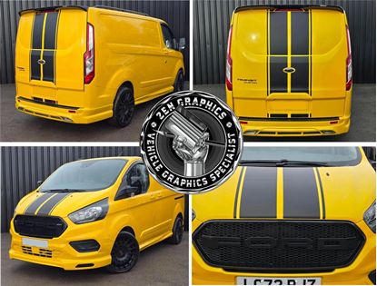 Picture of Transit Custom Tailgate Door (H1) 2018 - 2023  Bonnet & Tailgate Door Stripes / Stickers