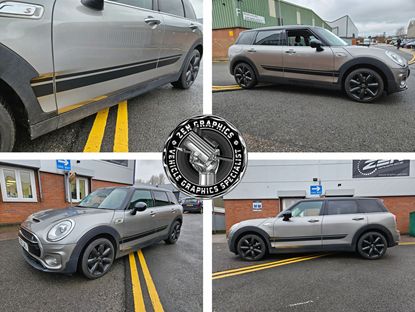 Picture of Mini F54 Clubman Cooper S side Stripes / Stickers