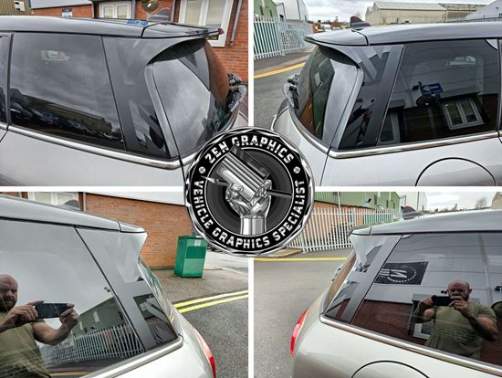 Picture of Mini F54 Clubman C pillar Union Jack Decals / Stickers