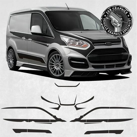 Picture of Transit Connect Short wheel Base Sport Stripes  / Stickers