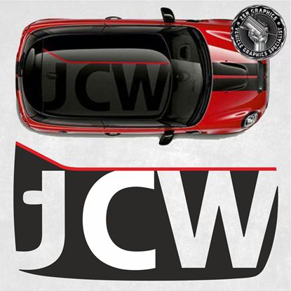 Picture of Mini F56 LCi / LCi 2-  3 Door JCW Roof graphic / Sticker
