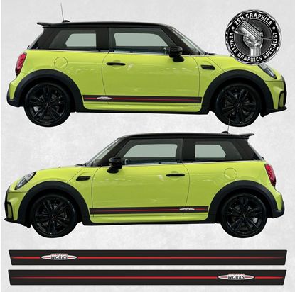 Picture of Mini F56 JCW side Stripes