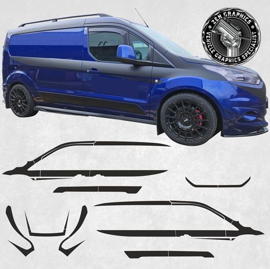 Picture of Transit Connect Long wheel Base Sport Stripes  / Stickers