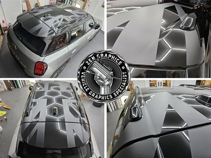 Picture of Mini J05 Aceman full Roof Night Jack Decals / Stickers