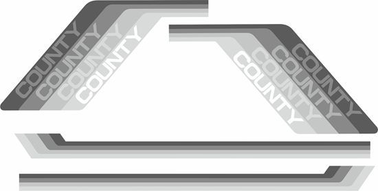 Picture of Defender 90 County early cut out door handel Model side Decals / Stickers