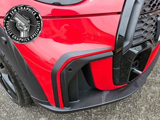 Picture of Mini F Series LCi2 Cooper S front Bumper overlay Decals / Stickers