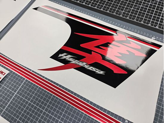 Zen Graphics - Suzuki GSX 1300R Hayabusa 2018 Custom replacement Decals ...