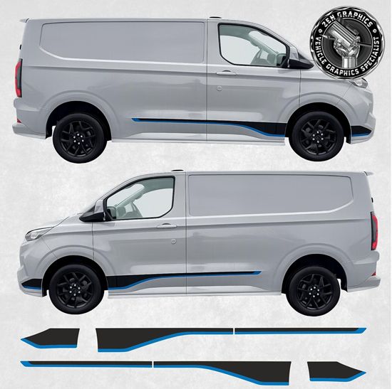 Picture of Ford Transit Custom MK9 side stripes
