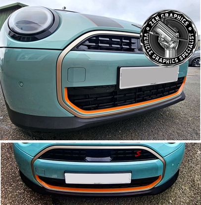 Picture of Mini F65 / F66 / F67 2024 onwards lower Bumper Trim Accent Vinyl