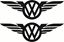 Picture of V Dub Wing Decals / Stickers