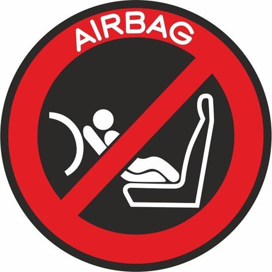 Picture of Ford Focus MK2 Airbag side dash replacement Decal / Sticker