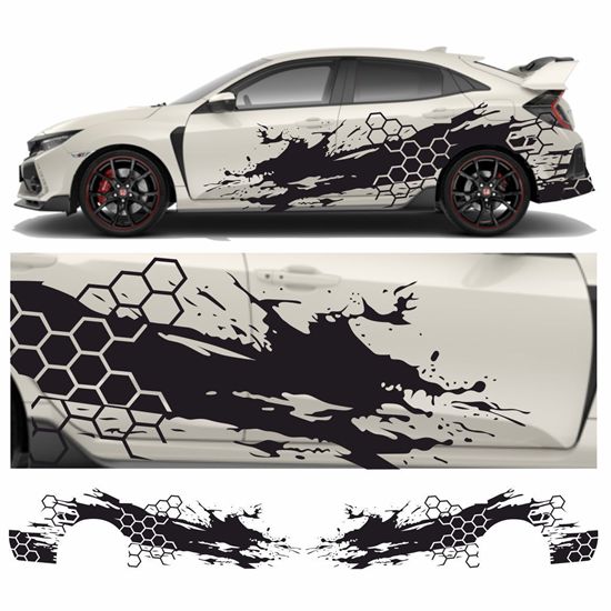 Picture of JDM Hexagon Splash Graphics