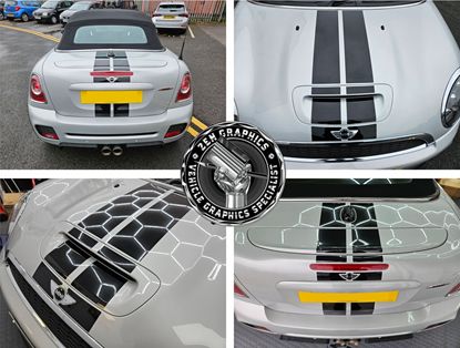 Picture of Mini R59 Roadster over the top Stripes / Stickers