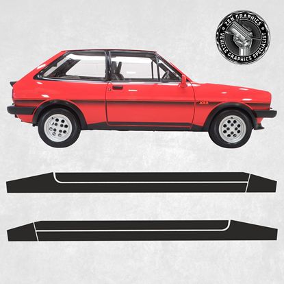 Picture of Ford Fiesta MK1 XR2 replacement side Sill Vinyl's
