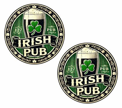 Picture of Irish Pub Decals / Stickers