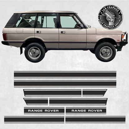 Picture of Range Rover Classic lower side Stripes  / Stickers