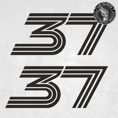 Picture of 37 Paddy Hopkirk Decals / Stickers